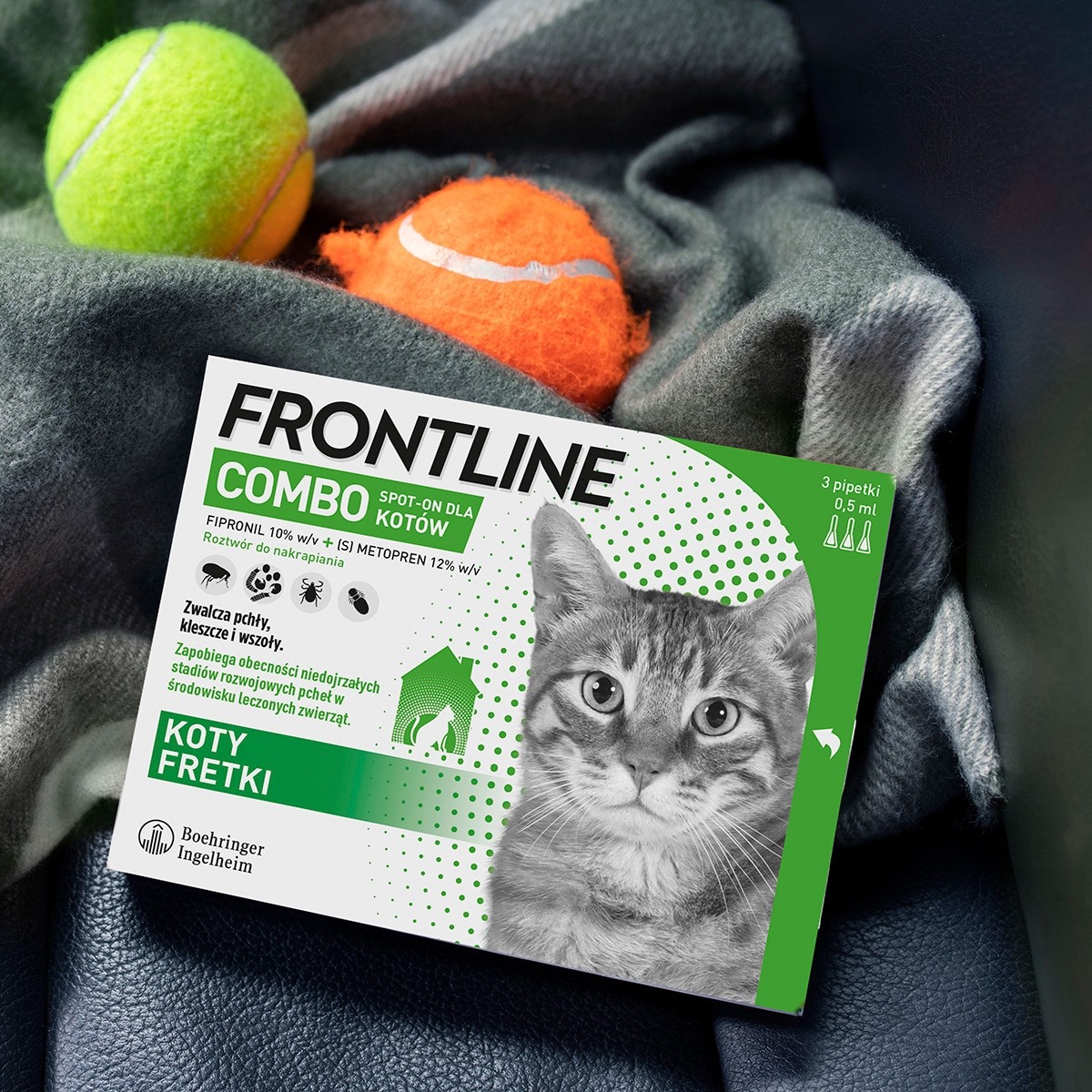 Frontline Combo Spot-on dla kotów 3szt.