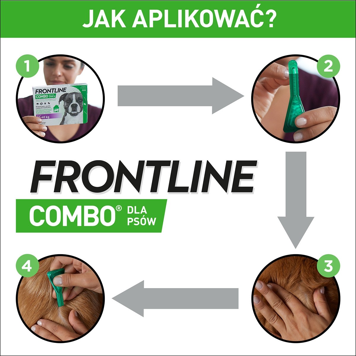 Frontline Combo Spot-on krople na pchły i kleszcze M (10-20kg) 3szt.