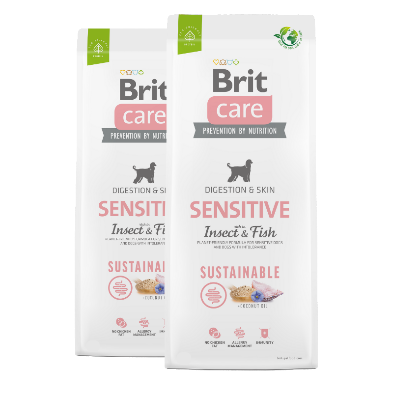 Brit Care Sustainable Dog Adult Sensitive Insect & Fish
