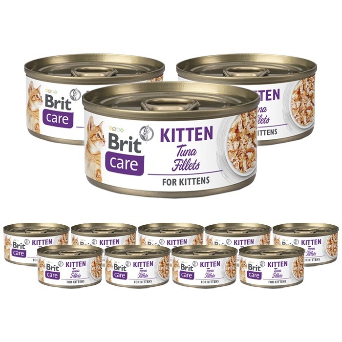 Brit Care Cat Kitten Fileciki z tuńczyka 70g