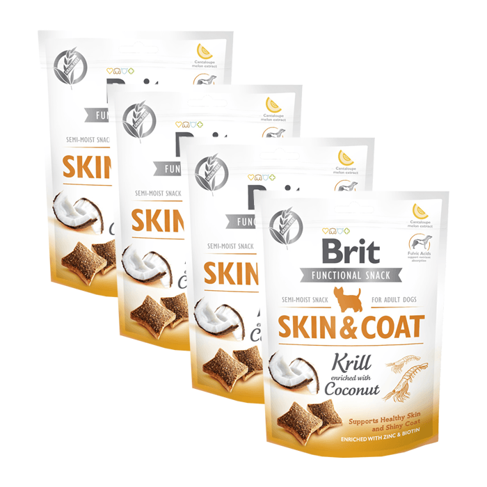 Brit Care Functional Snack Skin & Coat Krill 150g