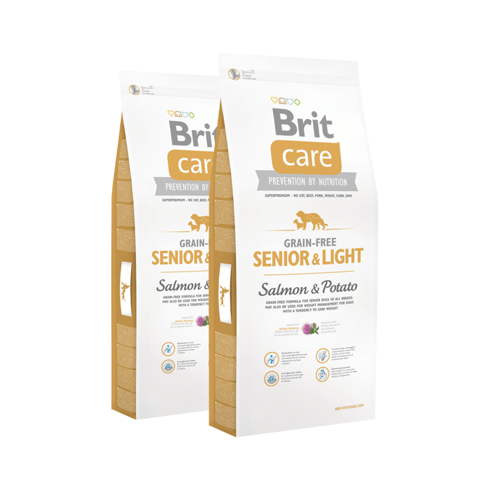 Brit Care Grain-free Senior Light Salmon & Potato