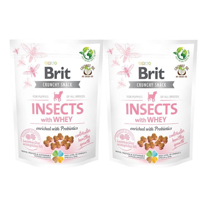 Brit Crunchy Cracker Insect Puppy 200g