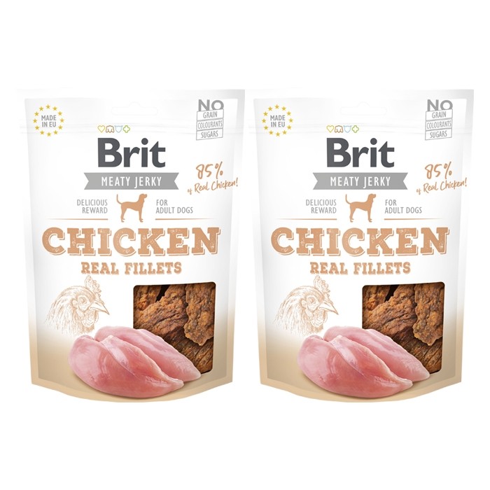 Brit Jerky Snack Chicken Fillets 80g