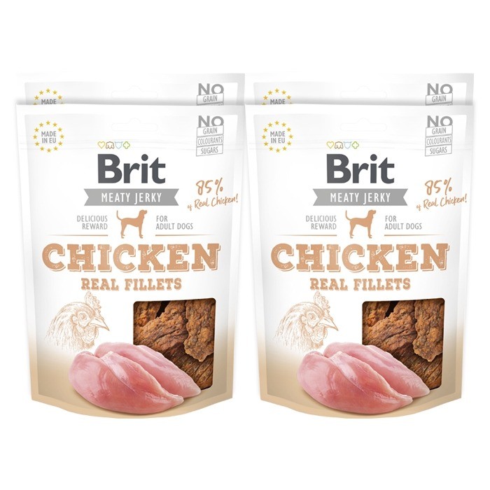 Brit Jerky Snack Chicken Fillets 80g