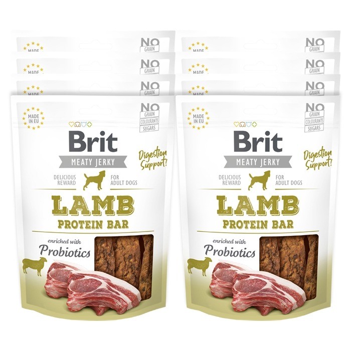 Brit Jerky Snack Lamb Protein Bar 200g