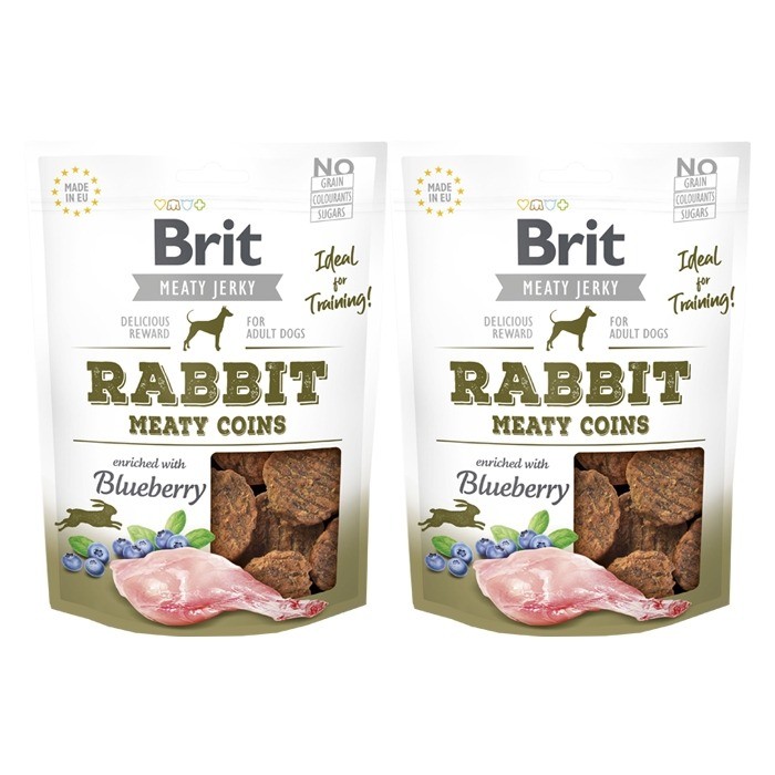Brit Jerky Snack Rabbit Meaty Coins 80g