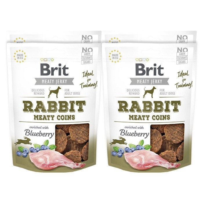 Brit Jerky Snack Rabbit Meaty Coins 80g