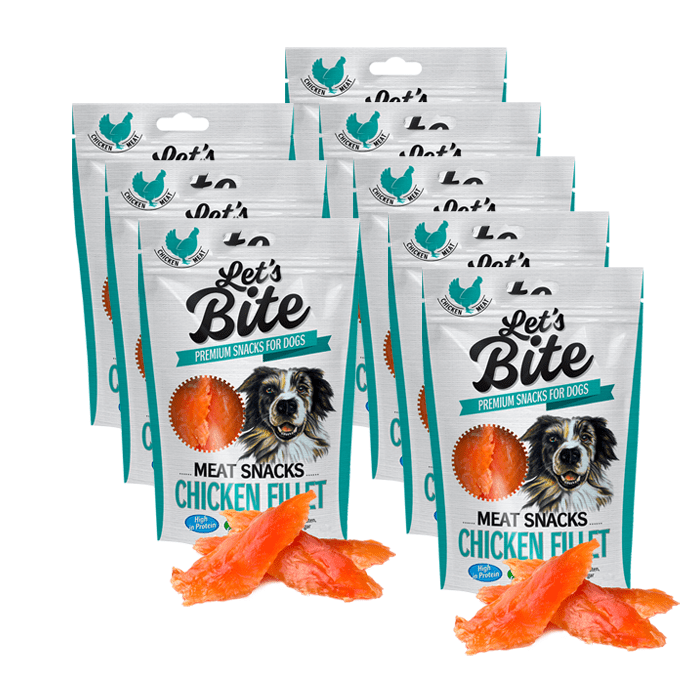 Brit Let's Bite Meat Snacks Chicken Fillet 80g