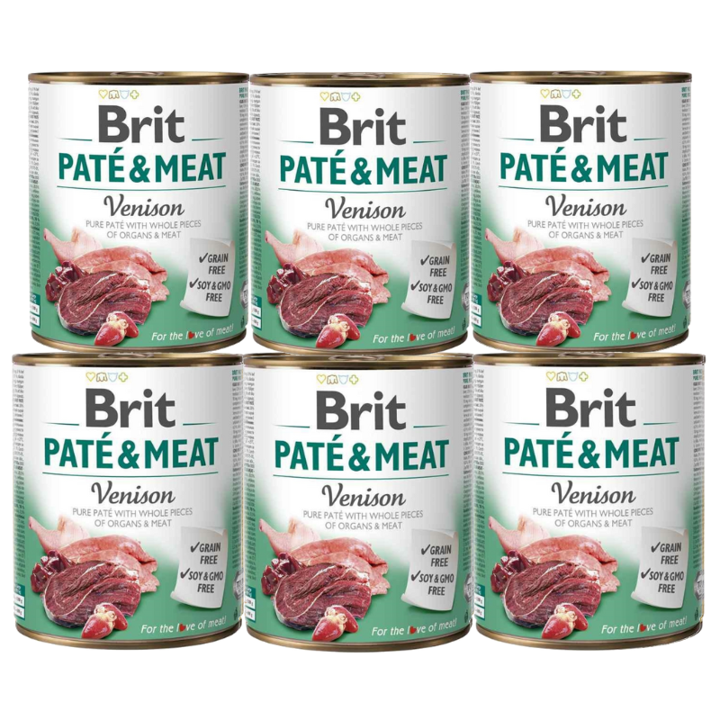 Brit Pate & Meat 800g x 6