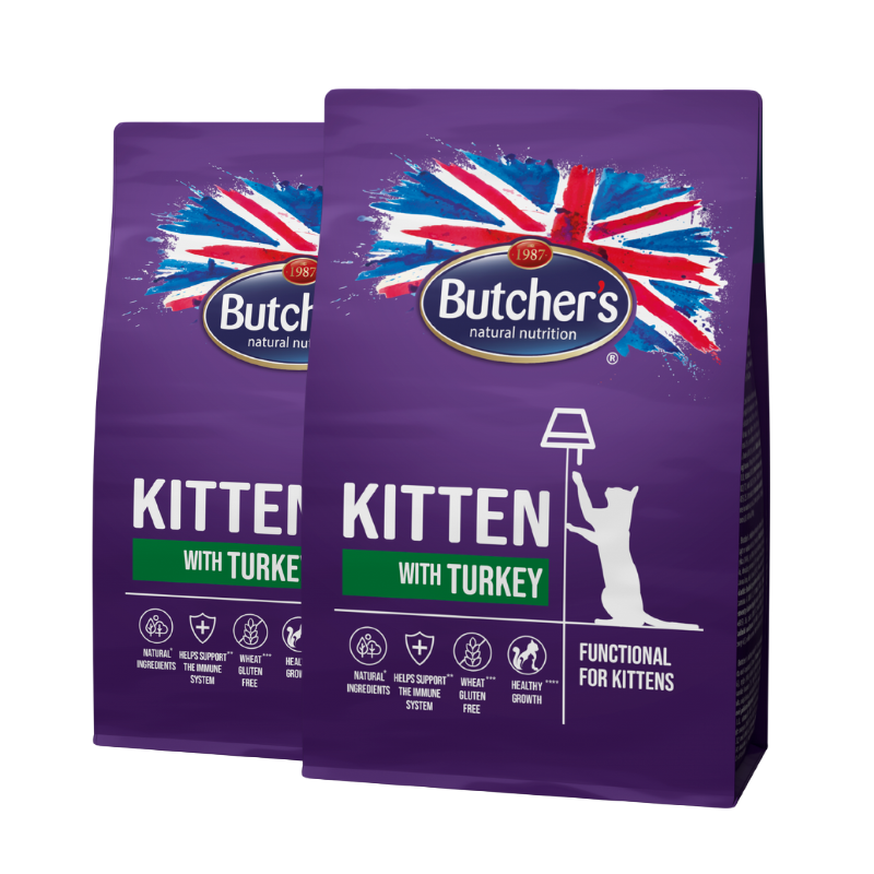 Butcher's Functional Cat Dry Junior z indykiem