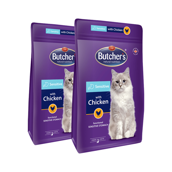 Butcher's Functional Cat Dry Sensitive z kurczakiem