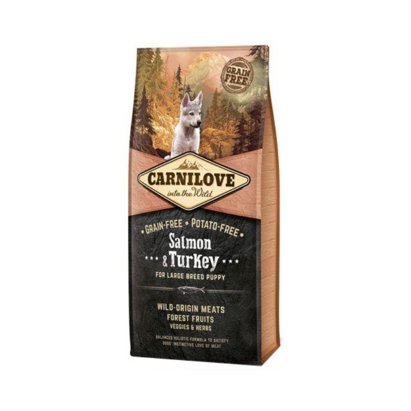 Carnilove Salmon & Turkey For Large Breed Puppy