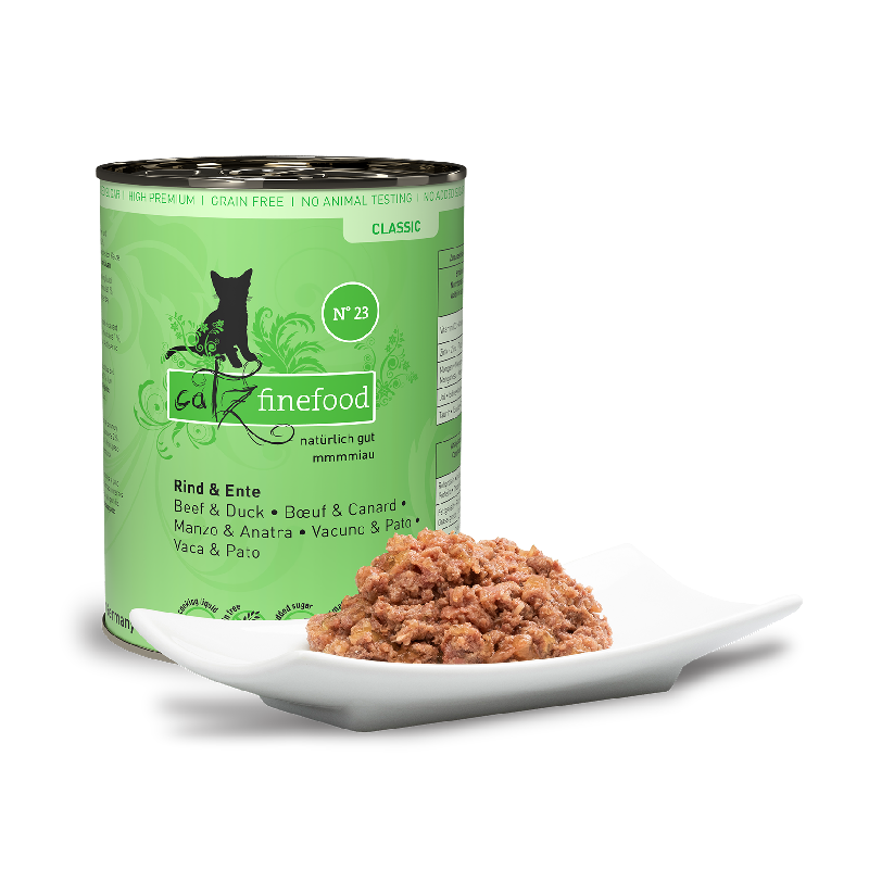 Catz Finefood puszka N.23 wołowina i kaczka 400g x 12