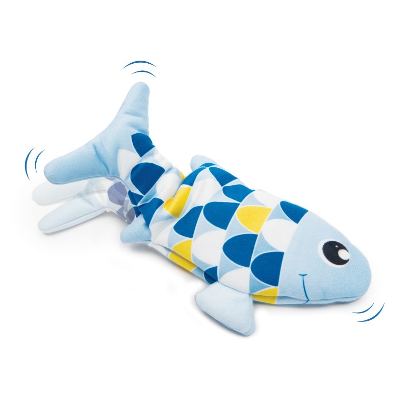 Catit Groovy Fish Interaktywna zabawka z kocimiętką z wejściem USB 25cm