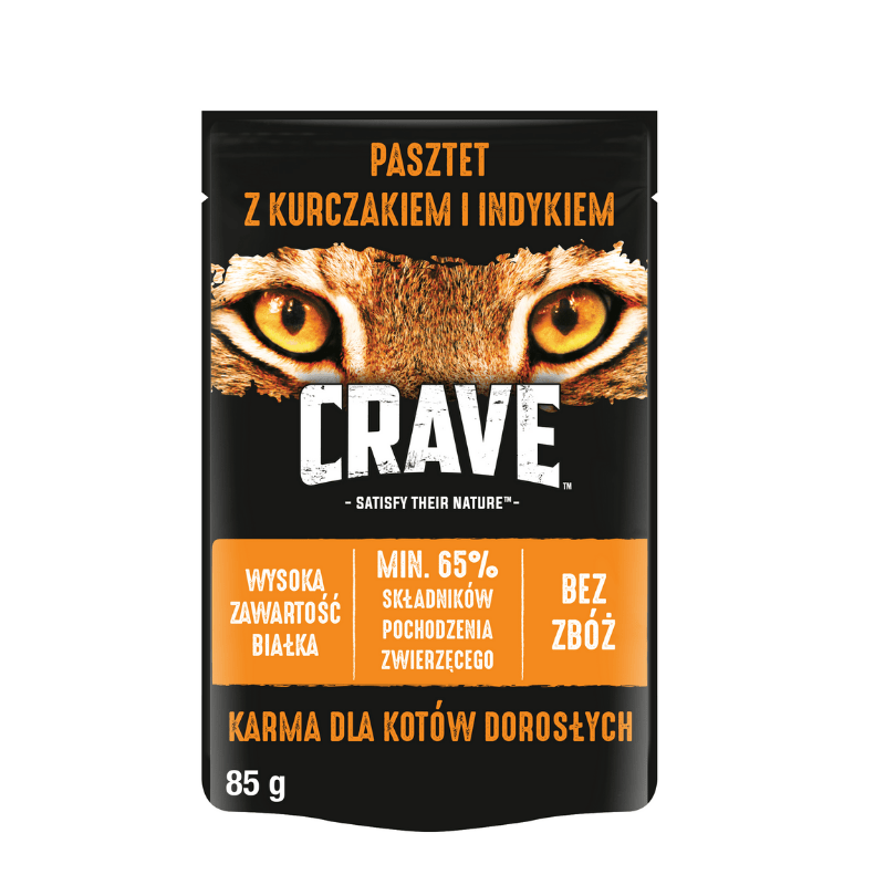 Crave Cat Pasztet mix 3 smaków 85g