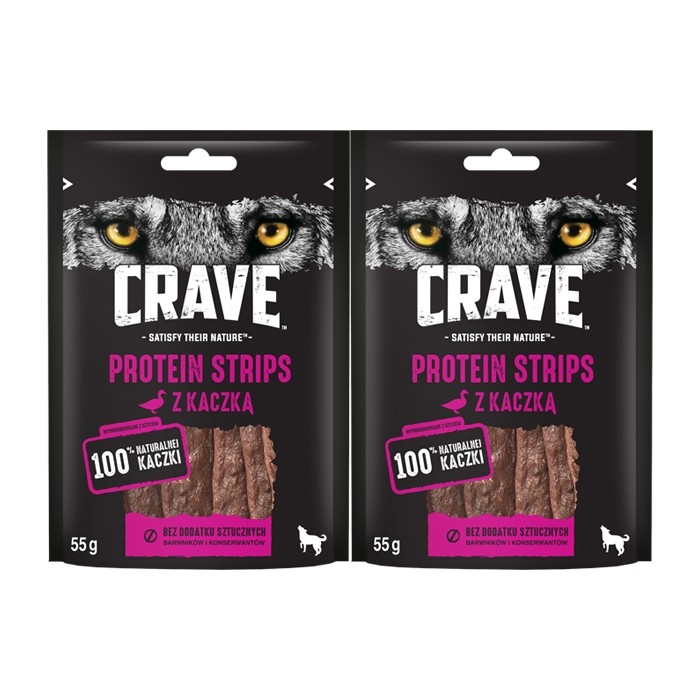 Crave Dog Protein Chunks z kaczką 55g