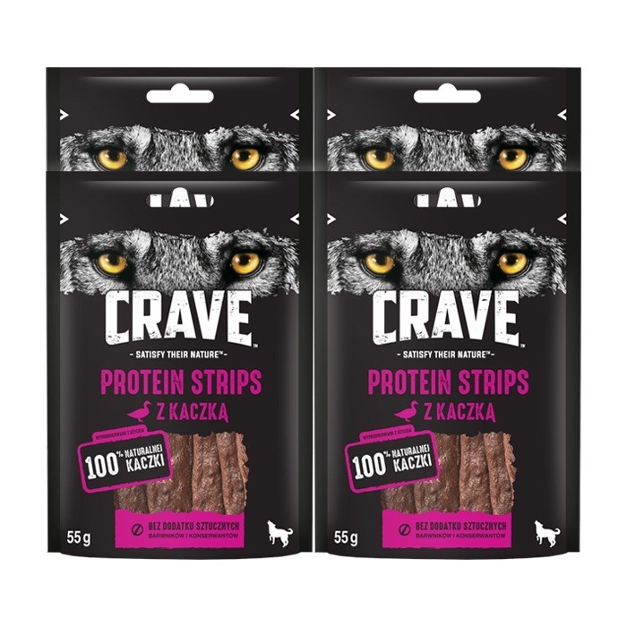 Crave Dog Protein Chunks z kaczką 55g