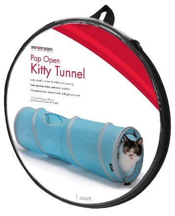 SportPet Kitty Tunnel Tunel niebieski 91cm