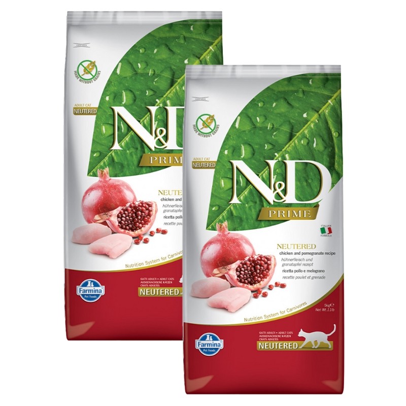 Farmina N&D Prime Cat Neutered Chicken & Pomegranate