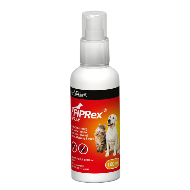 Fiprex Spray Preparat przeciw kleszczom, wszom i pchłom