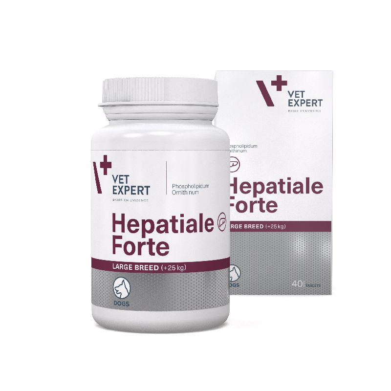 VetExpert Hepatiale Forte dla dużych psów 40 tabletek