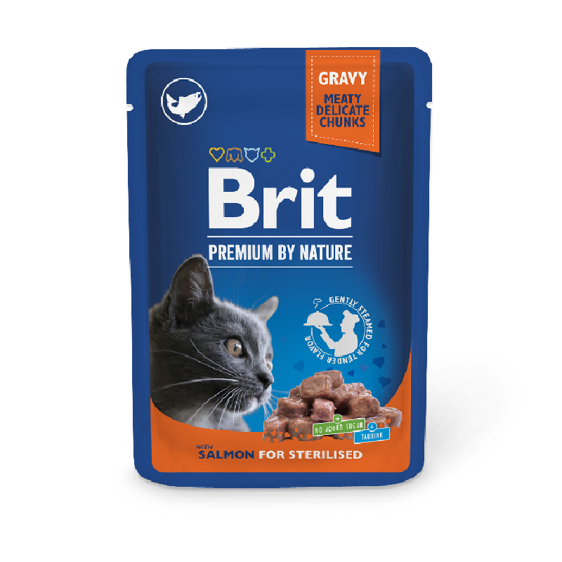 Brit Premium Cat Adult Sterilised 100g x 12