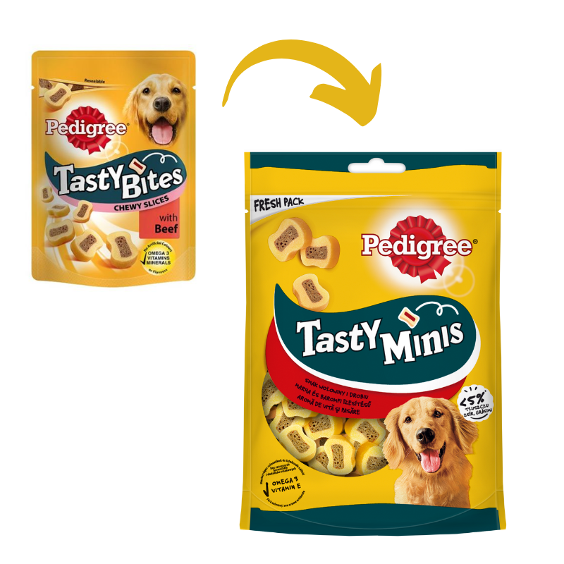 Pedigree Tasty Minis Chewy Slices 155g