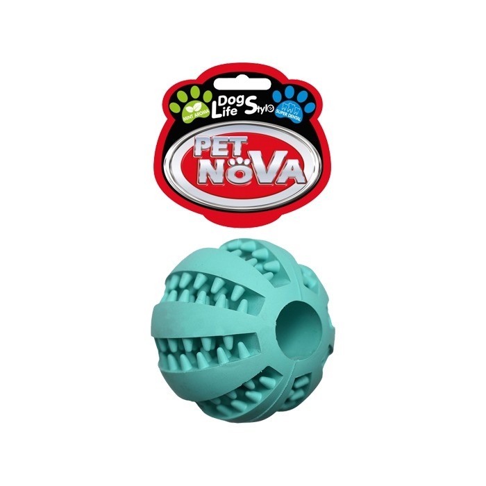 Pet Nova Superdental Piłka gumowa baseball z miętą