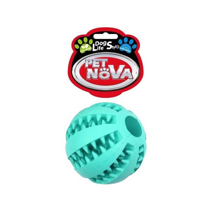 Pet Nova Superdental Piłka gumowa baseball z miętą