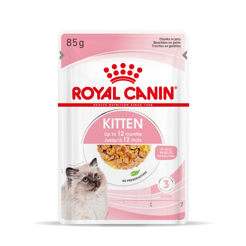 Royal Canin Kitten Instinctive Feline w galaretce 85g karma mokra dla kociąt do 12 miesiąca