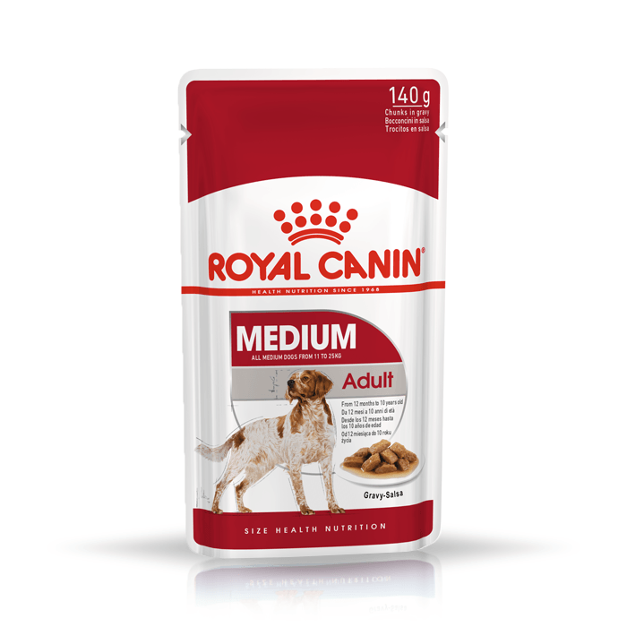 Royal Canin Medium Adult karma mokra w sosie dla psów dorosłych ras średnich