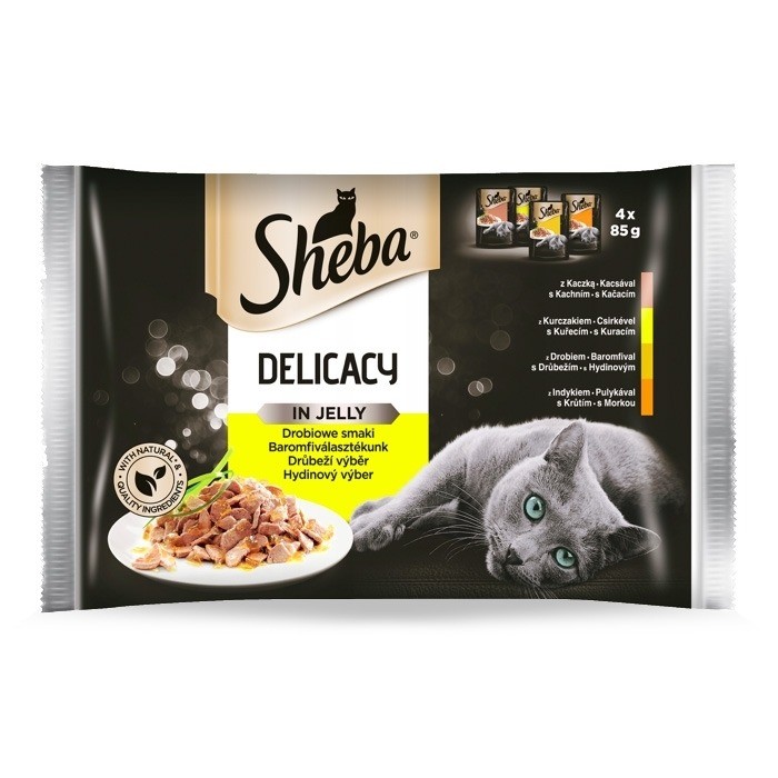 Sheba Delicacy Smaki drobiowe w galaretce 85g