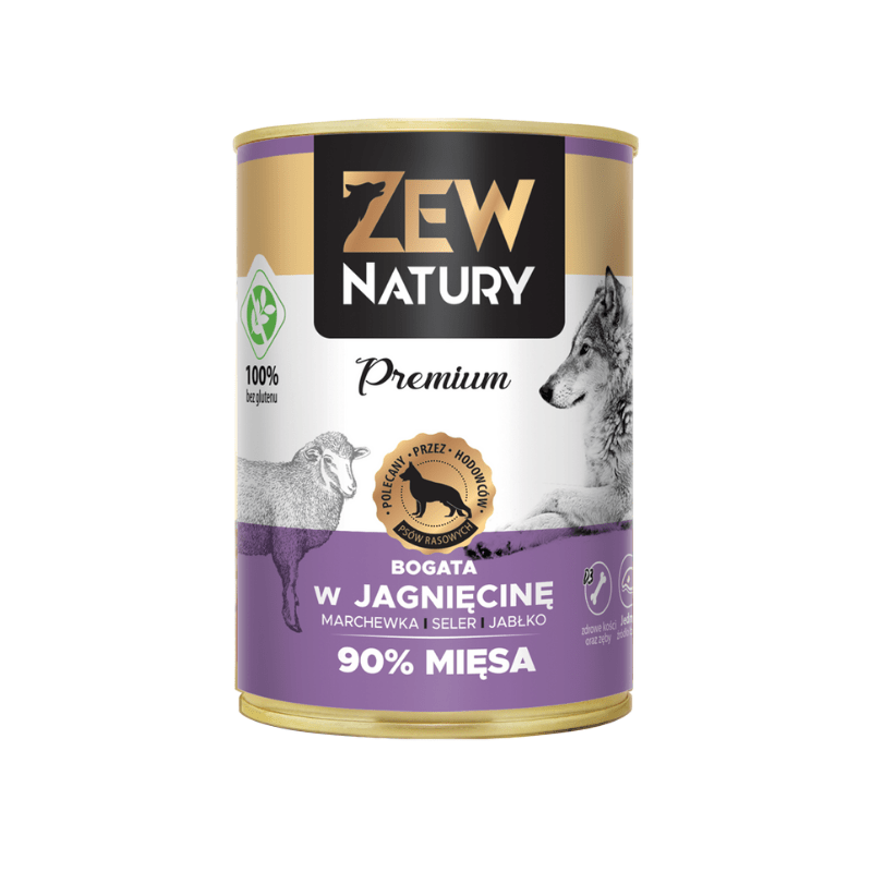 Zew Natury 89% mięsa mix 6 smaków 400g x 6