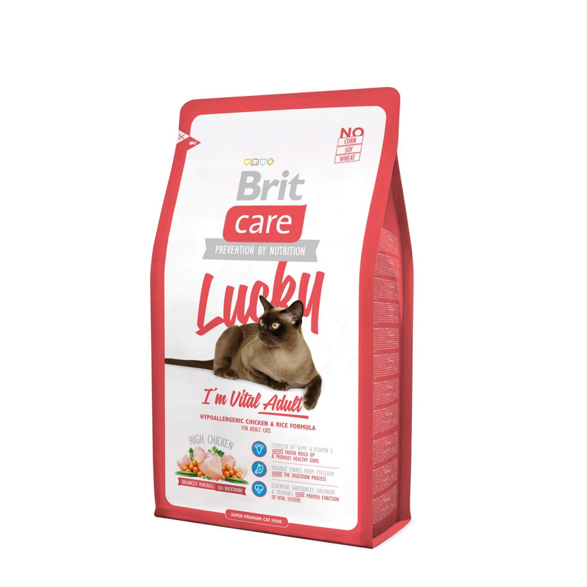 Karmy suche dla kota - Brit Care Cat Lucky I'm Vital Adult
