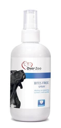 Preparaty lecznicze - Over Zoo Bites Free Spray na pchły i kleszcze 250ml