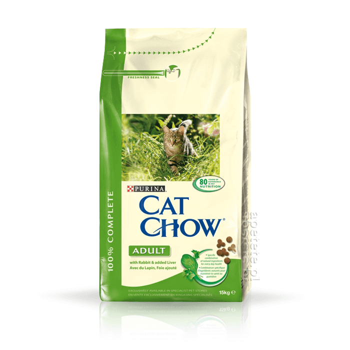 Karmy suche dla kota - Cat Chow Adult Rabbit 15kg