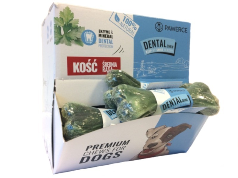 Przysmaki dla psa - Pawerce Dental kość dla średnich psów 55g