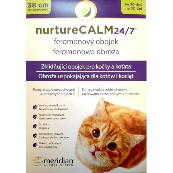 Suplementy - NurtureCalm 24/7 Feline Pheromone Collar obroża uspokajająca dla kota