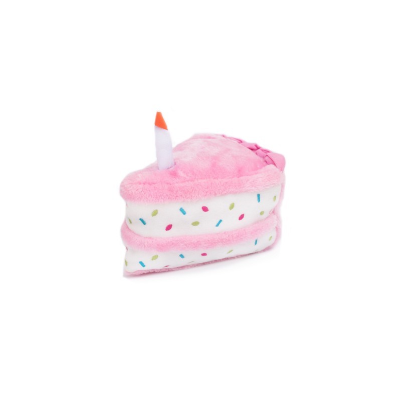 Zabawki - ZippyPaws Pluszowy Tort różowy 18cm