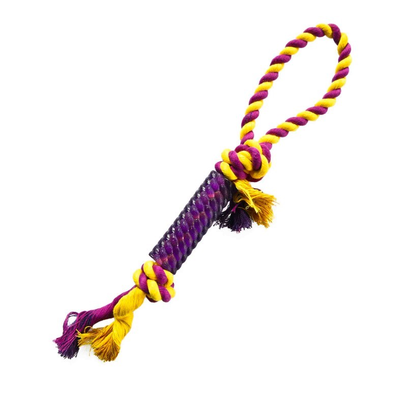 Zabawki - Buba Gumowy gryzak na sznurku 41cm