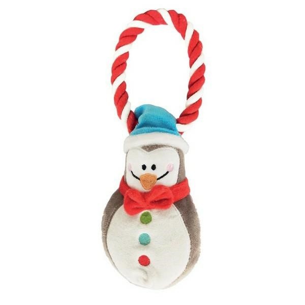 Zabawki - Dingo Zabawka Świąteczna Pingwin pluszowy na sznurze 18cm