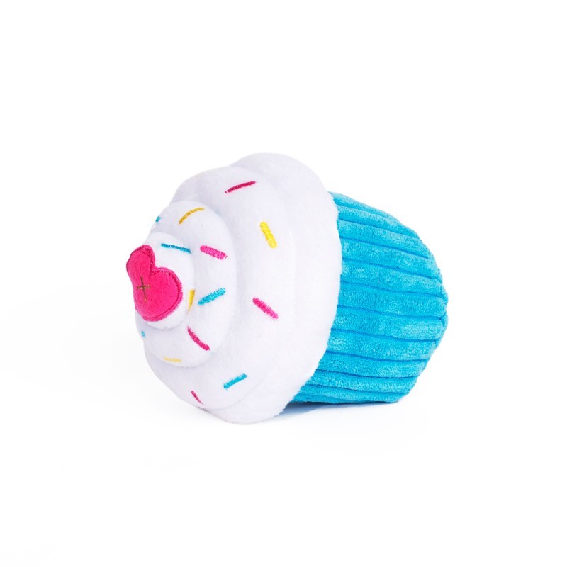 Zabawki - ZippyPaws Pluszowy Muffin niebieski 14cm