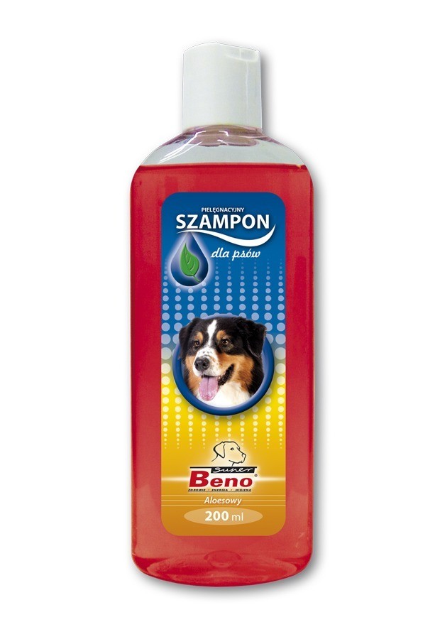 Higiena, pielęgnacja sierści - Beno Szampon aloesowy dla psa 200ml