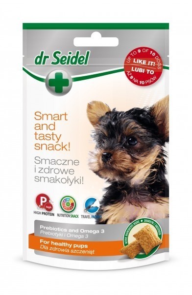 Przysmaki dla psa - Dr Seidel Smakołyki dla zdrowia szczeniąt 90g