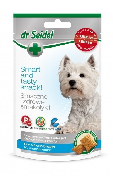 Przysmaki dla psa - Dr Seidel Smakołyki dla psów na świeży oddech 90g