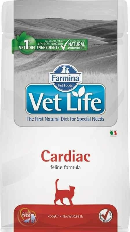 Karmy suche dla kota - Farmina Vet Life Cat Cardiac