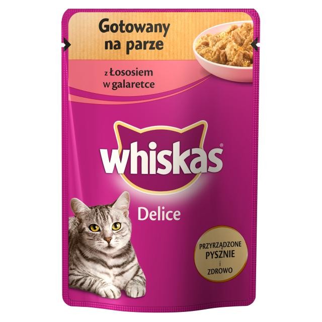 Karmy mokre dla kota - Whiskas Delice 85g x 12