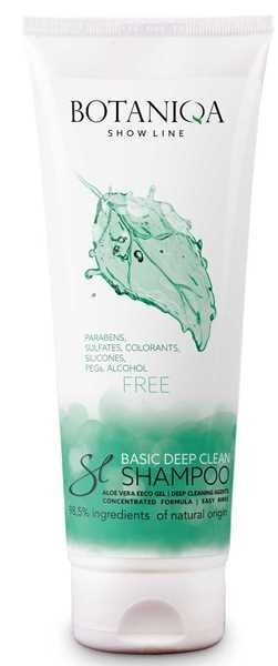 Higiena, pielęgnacja sierści - Botaniqa Show Line Basic Deep Clean Shampoo szampon głęboko oczyszczający dla psów 250ml