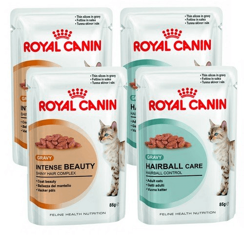 Karmy mokre dla kota - Royal Canin Feline Lśniąca Sierść w sosie saszetki 4x85g